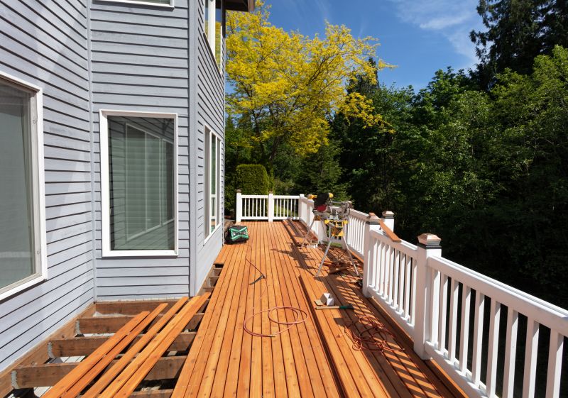 Cedar Deck Construction