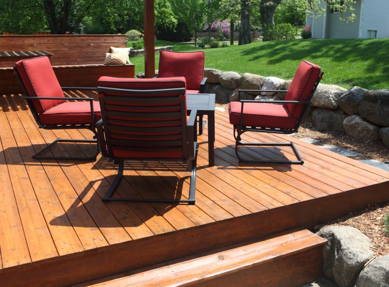 Summer Cedar Deck Building