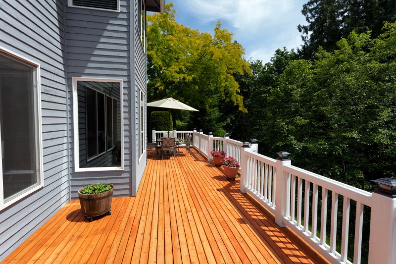 Products For Cedar Deck Constructions in use